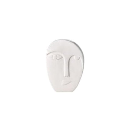 Vase Visage Blanc Atypique Expressif