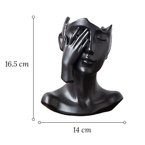 Vase Visage Femme Esthétique