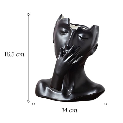 Vase Visage Femme Esthétique