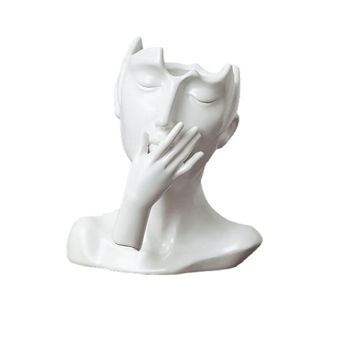 Vase Visage Femme Esthétique