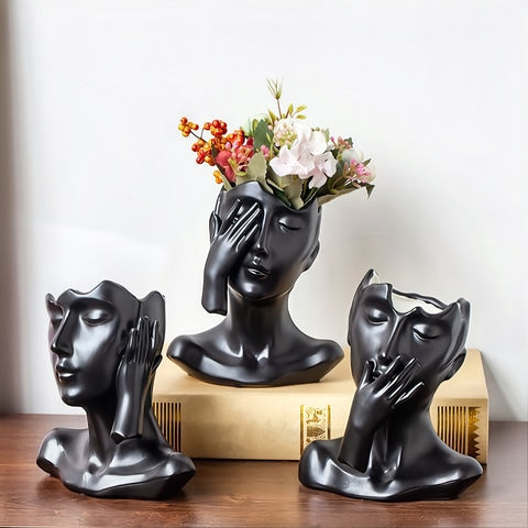 Vase Visage Femme Esthétique