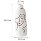 Vase Visage Femme Peint à la Main