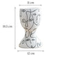 Vase Visages Abstraits Original