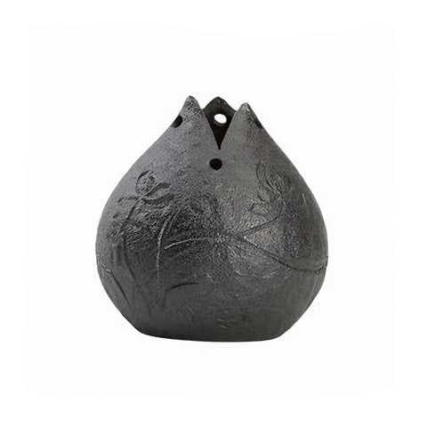 Vase Zen Effet Métal Artisanal